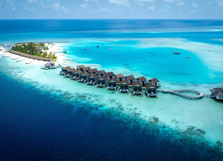 The,Tropical,Aerial,View,With,Maldives,Paradise,Scenery,Seascape,With